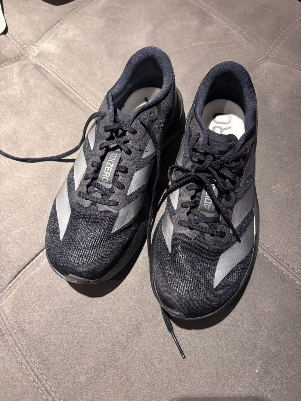 Adidas Black Adizero Evo Runners